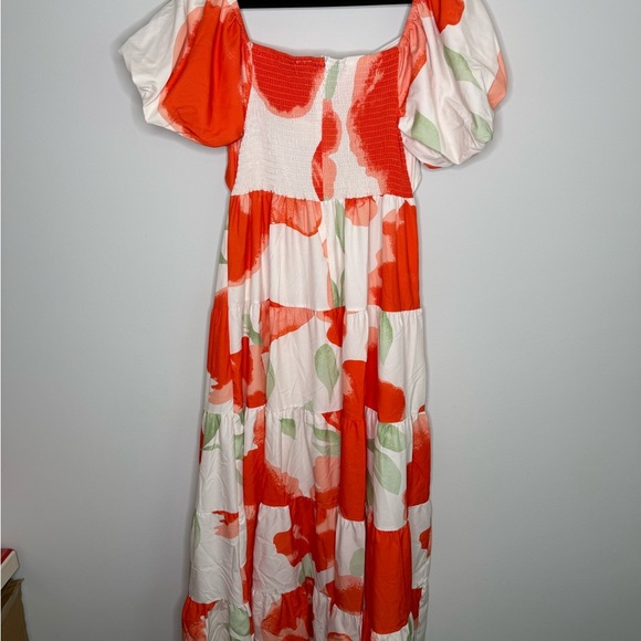 Floral Off-Shoulder Maxi Dress - Picture 10 of 10